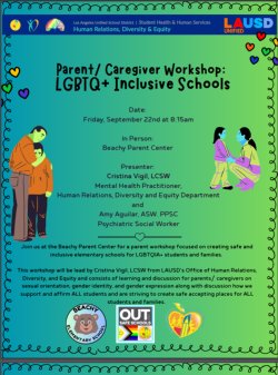 LGBTQ+ Inclusive Workshop Flyer